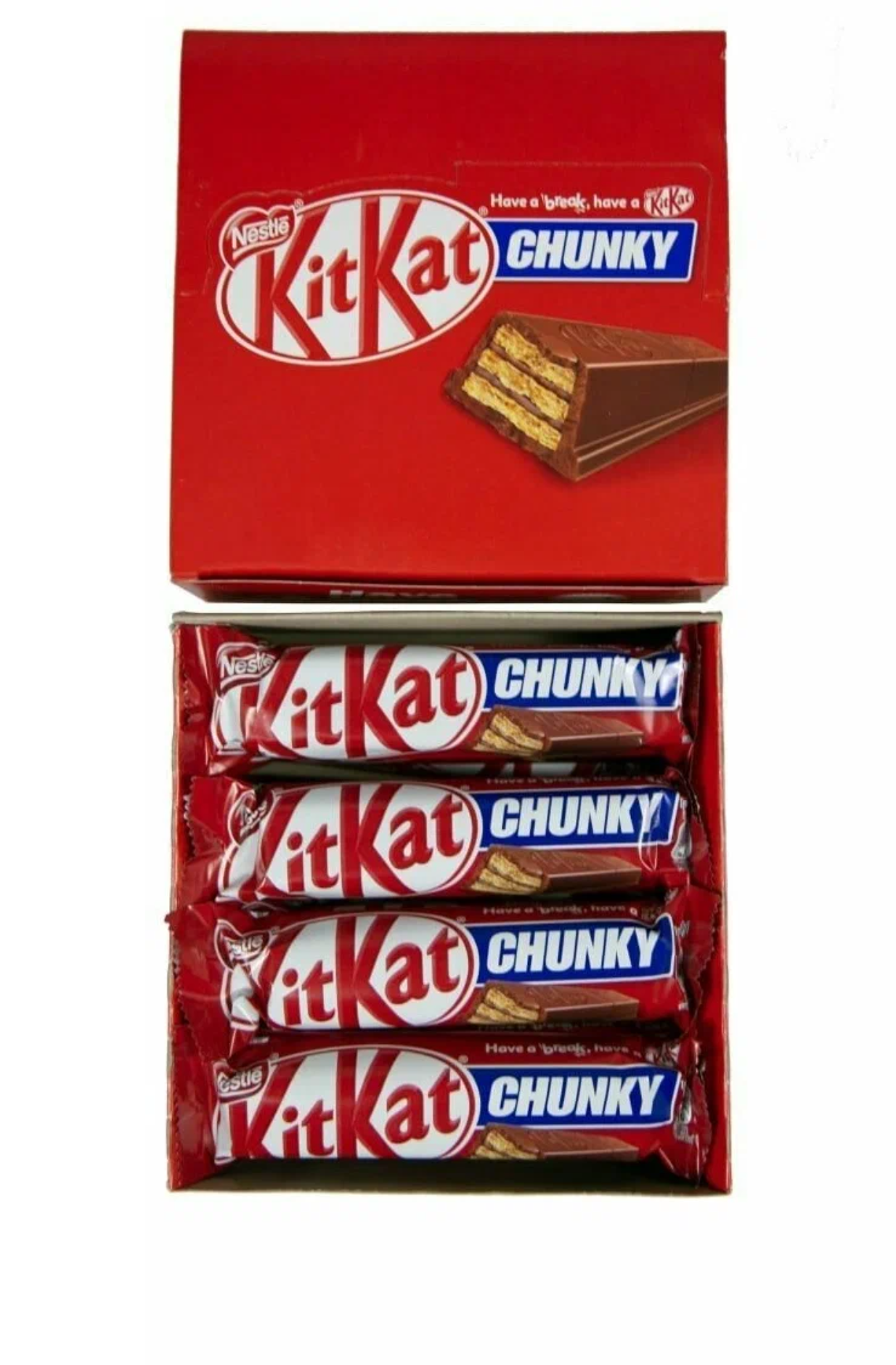 Kit Kat (I) Chunky шоколадный батончик 38г 12шт