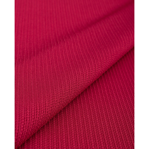 фото Ткань для шитья и рукоделия трикотаж "кэсси" 5 м * 160 см, красный 003 shilla