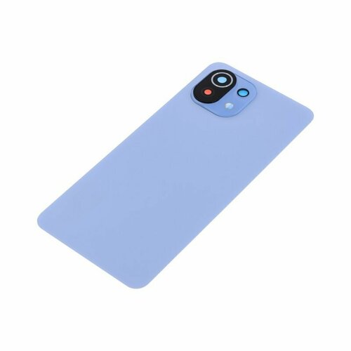 Задняя крышка для Xiaomi Mi 11 Lite 5G / Mi 11 Lite 5G NE / Mi 11 Lite 4G, голубой, AAA чехол накладка artcolor для xiaomi mi 11 lite 4g с принтом бледно синий мрамор