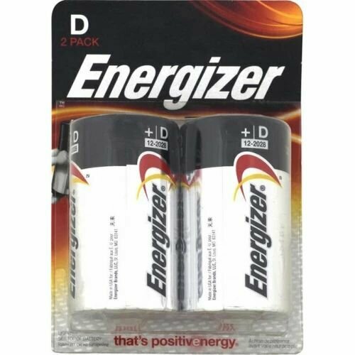 Батарейки Energizer D LR20 2шт, 8 уп. батарейки 12шт energizer lr20 d max 1 5в