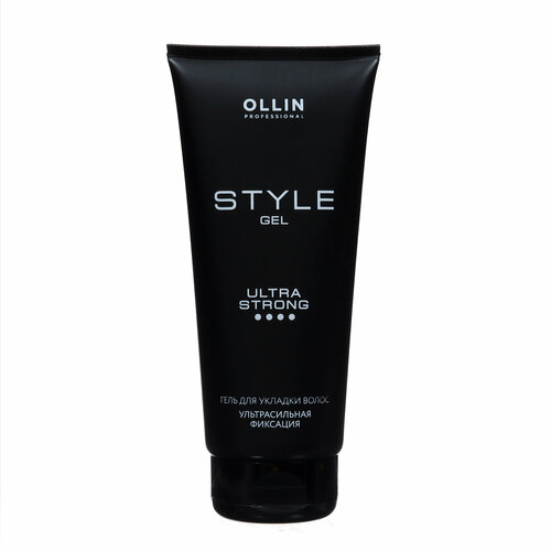 Гель ультрасильной фиксации Ollin Professional Style, 200 мл гель для укладки волос ультрасильной фиксации ollin professional style 200 мл