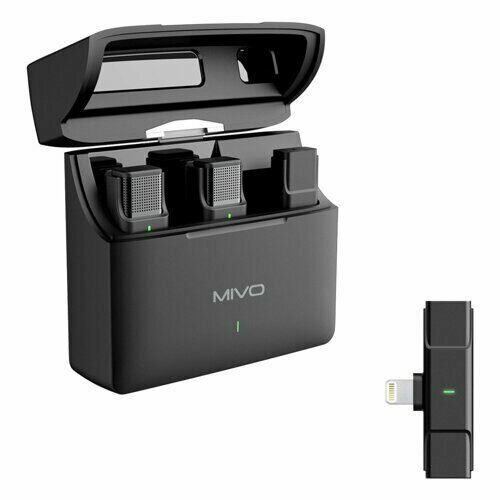 Петличный микрофон Mivo MK-620L черный
