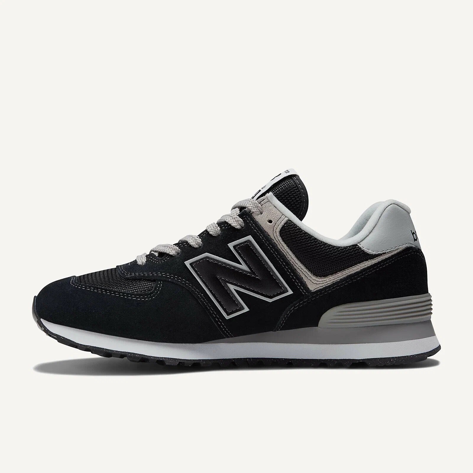 Кроссовки New Balance 574, полнота B, размер 42,5 EU (27 cm), черный — фото 1