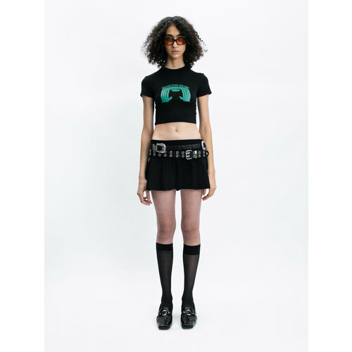 Кроп-топ Outlaw Moscow, размер 42, черный