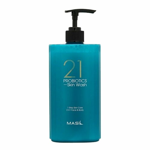 Masil Гель для душа / 21 Probiotics Skin Wash, 500 мл masil 21 probiotics skin wash очищающий гель для душа и умывания с пробиотиками 500 мл