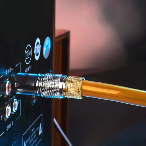 Цифровой опто-волоконный аудио кабель Toslink 24K 2 метра позолоченный штекер SPDIF, JD-TS003