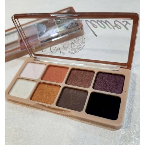 Тени для век Velvet Eyeshadow Leaves Dodo Girl 02, 8 оттенков набор теней dodo girl diamond 10 цветов