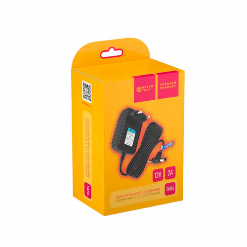 Блок питания SM14 12V-2A 1M 55x25mm 40x17mm DREAM черный 69000₽