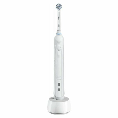 Электрическая зубная щетка Braun Oral-B Pro 1 700 Sensi UltraThin White 500000₽