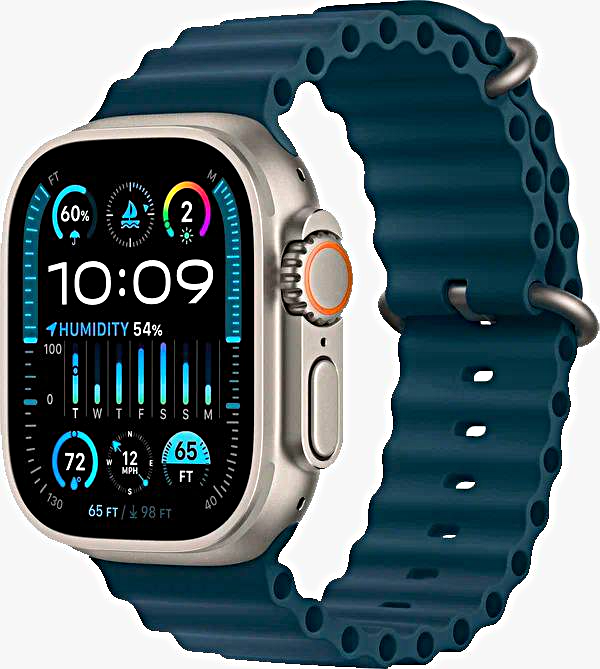 Умные часы Smart Watch HK8 PRO MAX Time Zone, Cмарт-часы 2023, iOS, Android, AMOLED экран, Темно-бирюзовый