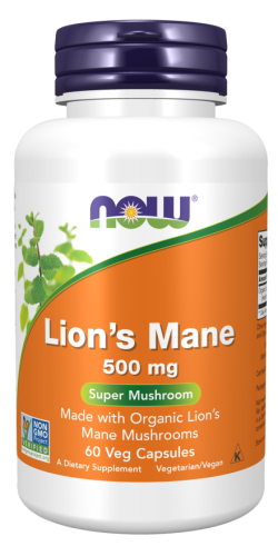 NOW Lion's Mane Mushroom (60 капс)