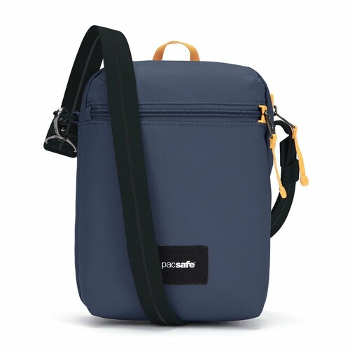 Сумка планшет PacSafe Сумка антивор Pacsafe GO Festival Crossbody 35170651, фактура гладкая, синий