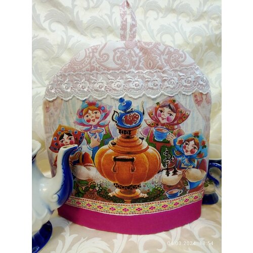 Грелка на чайник хлопок 29х30см.