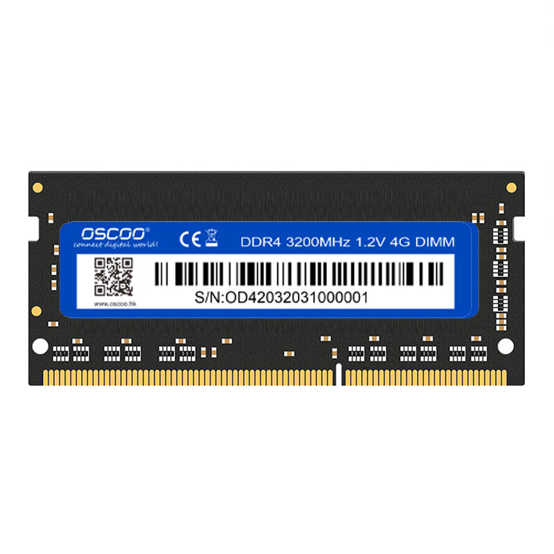 Оперативная память для ноутбука OSCOO DDR4 3200MHz 1.2V 4GB SO-DIMM