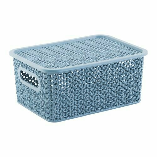 Корзина для хранения Вязь 3,0 л 235*173*105 с/кр серый