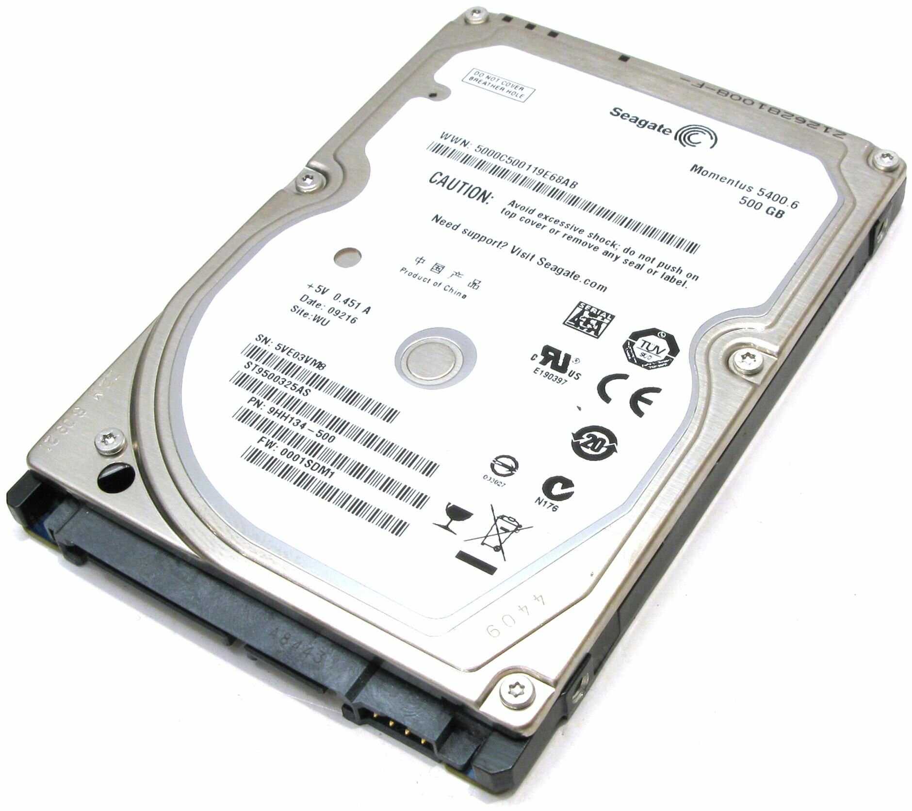 Внутренний жесткий диск Seagate ST9500325AS 500 Гб