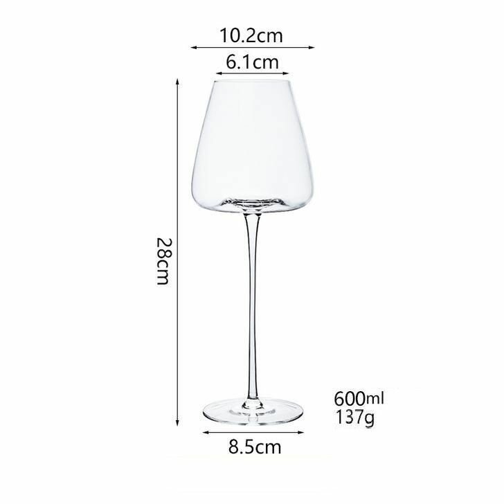 фото Набор бокалов для вина коктейля на тонкой длинной ножке 2 шт