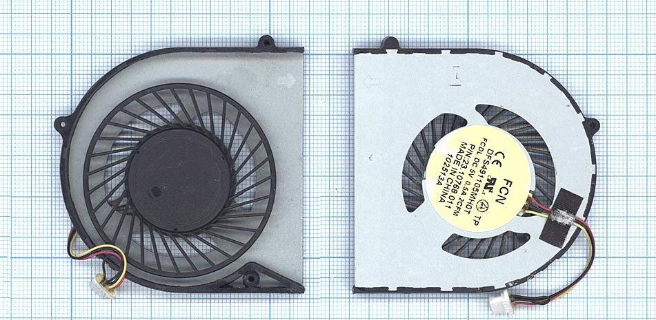 Вентилятор (кулер) для Dell DFS491105MH0T FCDL (4-pin)