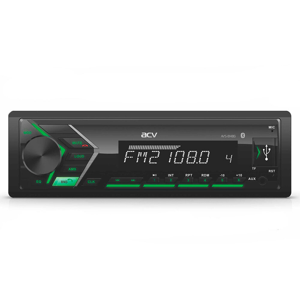 Магнитола автомобильная ACV AVS-814BG Bluetooth USB AUX FM