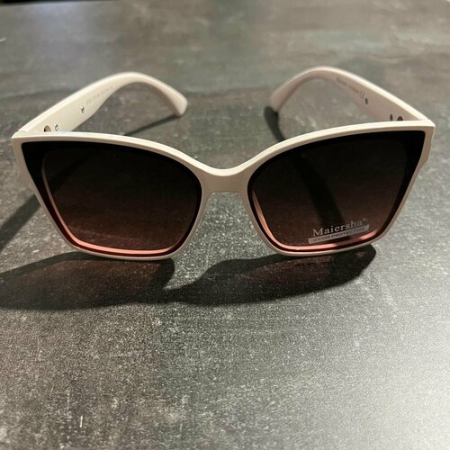 Солнцезащитные очки Maiersha 9, бежевый, коричневый