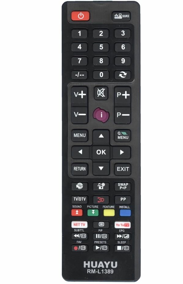 Пульт Huayu для VESTEL RM-L1389 универсальный