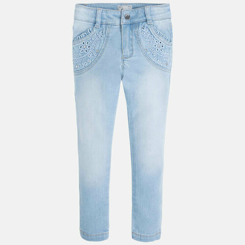 джинсы mayoral размер 4 года голубой Джинсы Mayoral, размер 104 (4 года), голубой