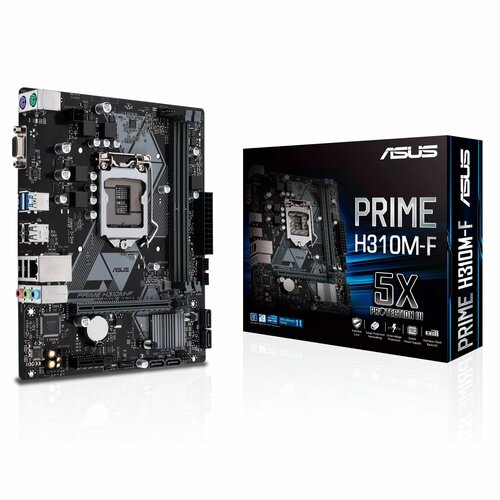 Материнская плата ASUS Prime H310M-F Intel H310 LGA1151v2 mATX DDR4 738200₽