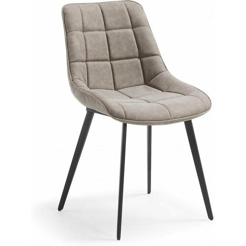 Стул La Forma (ех Julia Grup) Стул Adah бежево-серый арт. 053193