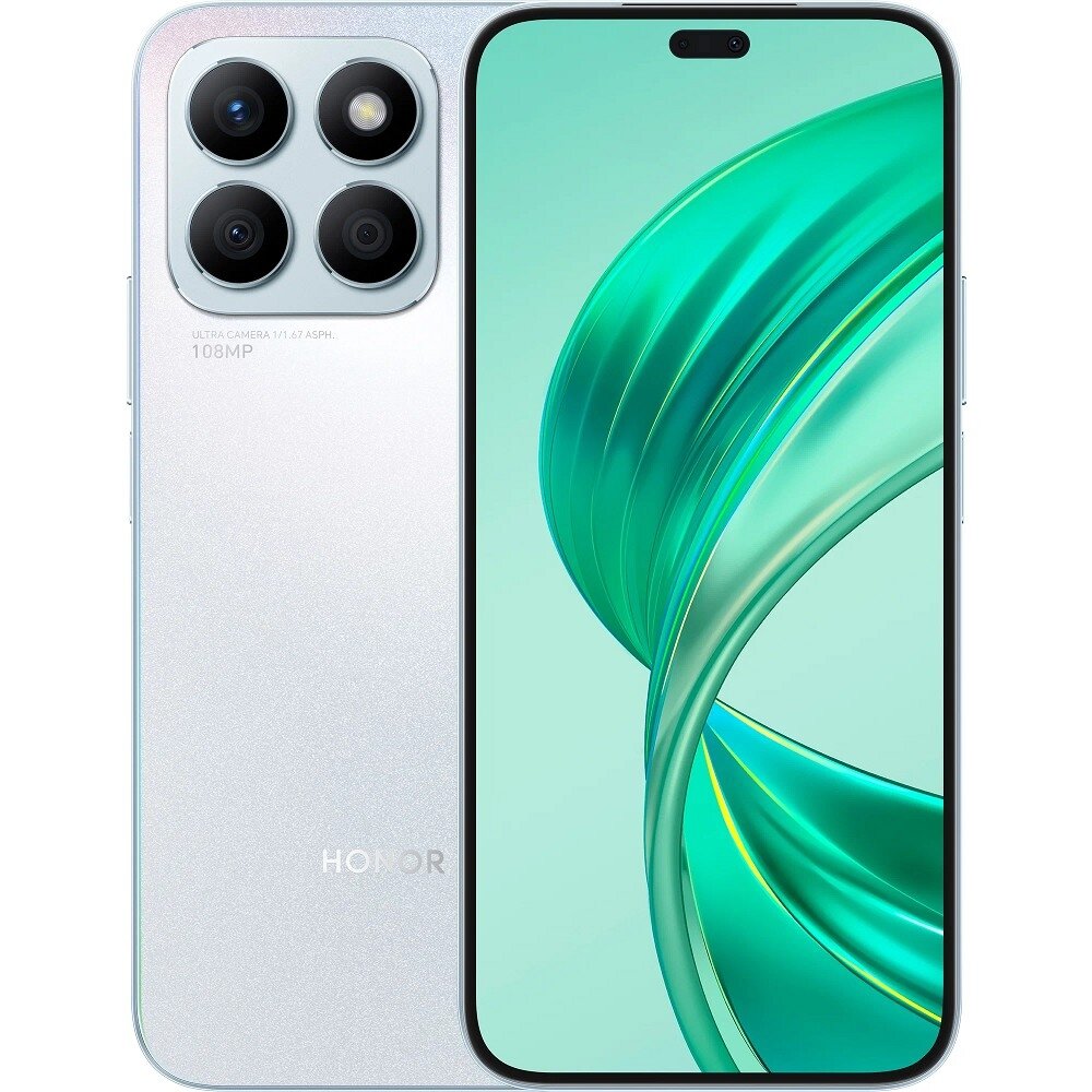 Huawei Смартфон/акссесуар Honor X8b 8GB/128GB титановый серебристый (834129)