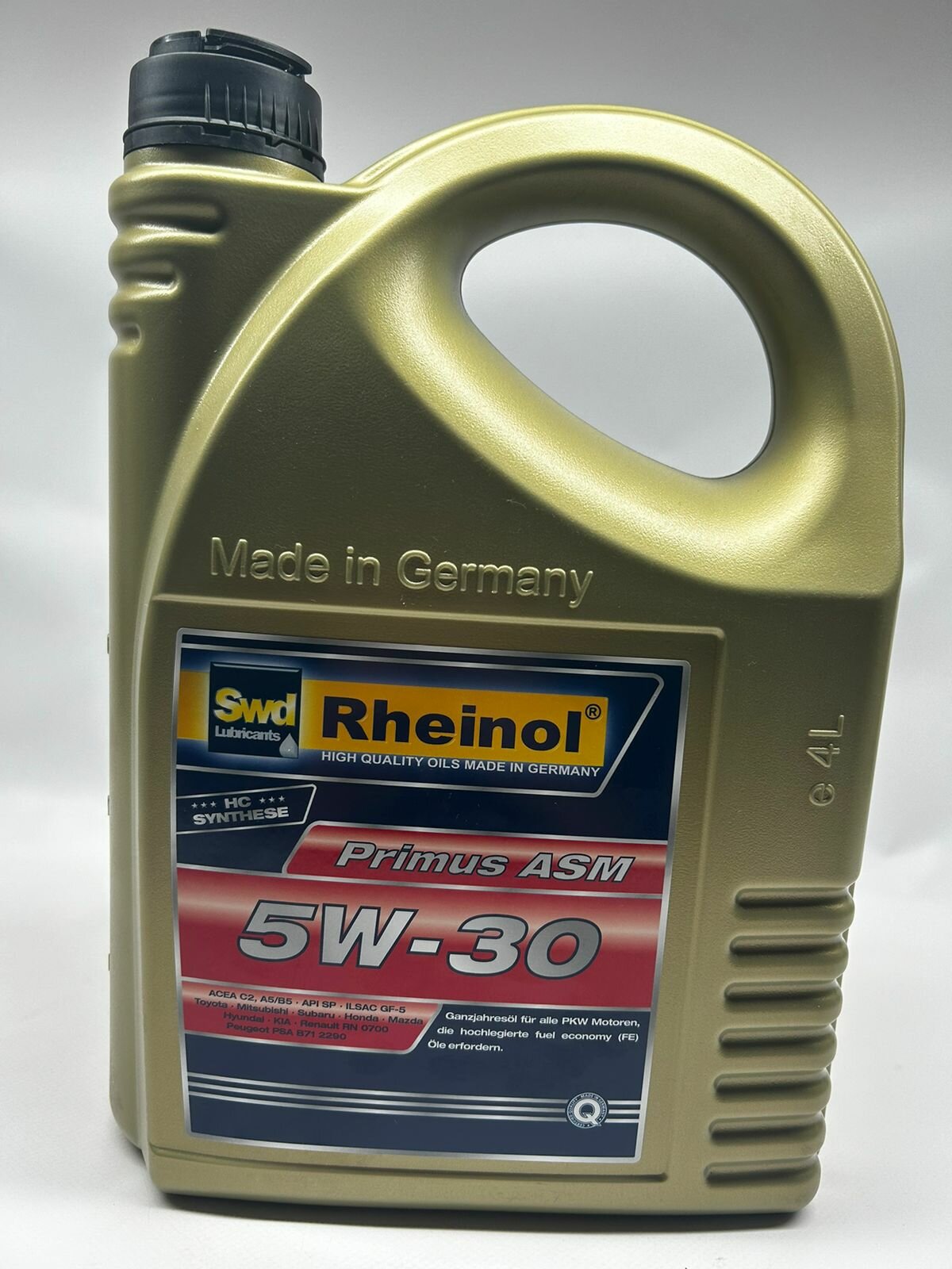 "Primus 5W30" - Синтетическое моторное масло от бренда SWD Rheinol