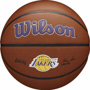 Мяч баск. WILSON NBA LA Lakers, арт. WTB3100XBLAL, р.7, синт. кожа (композит), коричневый