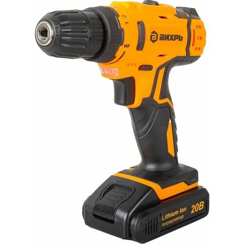 Дрель-шуруповерт Вихрь ДА-20Л-2КА 15Ач с двумя аккумуляторами 721436 8390₽