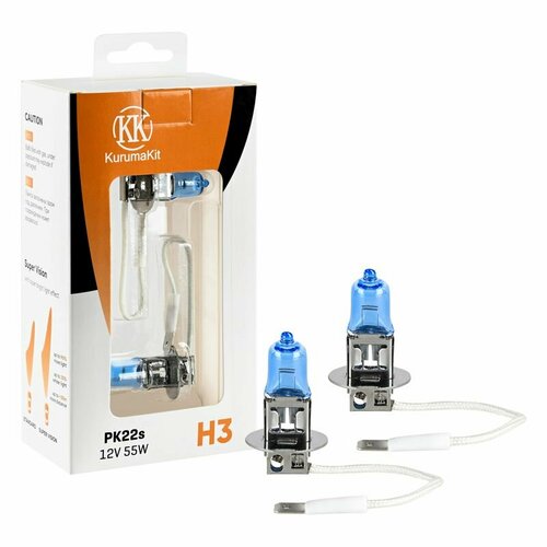 Галогенная автомобильная лампа Kurumakit H312V55W PK22s Блистер 838₽