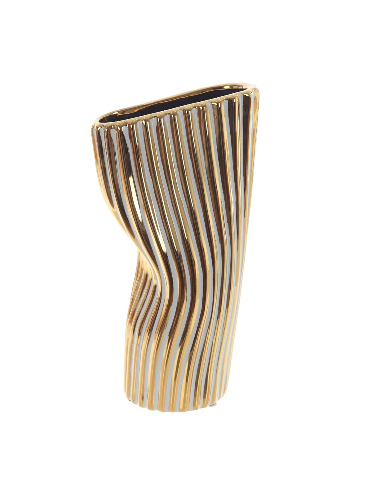 фото Ваза для цветов Remecoclub, фарфоровая, 20,5 см