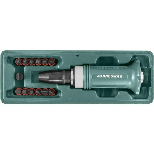 JONNESWAY AG010138 Ударная отвертка SL 5681012мм PH 1234 Hex 4568 14 предметов ударная отвертка jonnesway ag010139 5 предметов