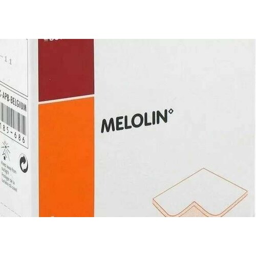 Повязка абсорбирующая MELOLIN , 10х10 см, 1 уп,150 шт