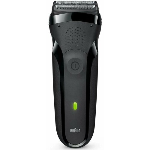 бритва сетчатая braun series 8 8457 cc питан аккум серебристый Бритва сетчатая Braun S3301 реж. эл:3 питан: аккум. черный