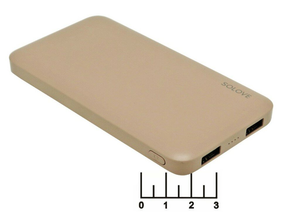 Power Bank 2USB 5V 2.1A 10Ah +Type С Solove 001M+