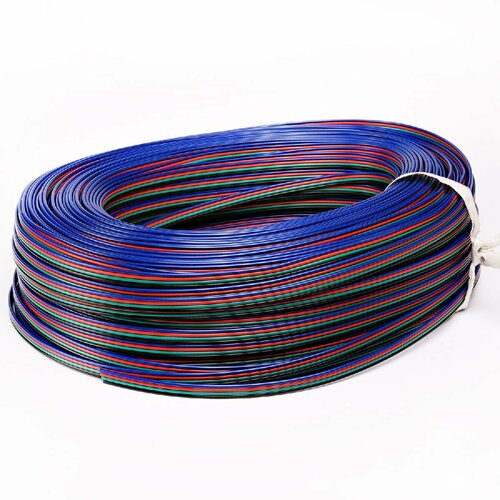 Провод для RGB светодиодной ленты, 74Led, 100 м, AC/DC, 12-24 В