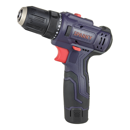Аккумуляторная дрель-шуруповерт SPARKY BR2 12Li-C HD Li-Ion12 Вольт 2 Ah 35 Нм 1350 обмин 2 аккумулятора кейс 7065₽