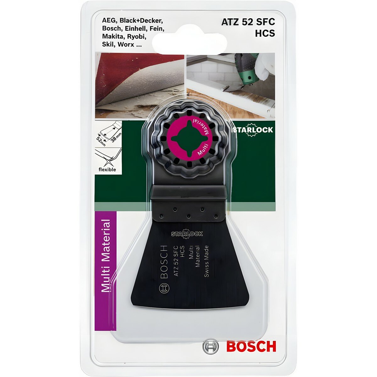 Шабер HCS ATZ 52 SFC Multi Material (гибкий, 1 шт.) BOSCH 2609256955