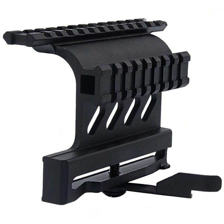 фото Кронштейн Стикхант Side QD Быстросъёмный для АК / Вепрь / Сайга на Weaver / Picatinny