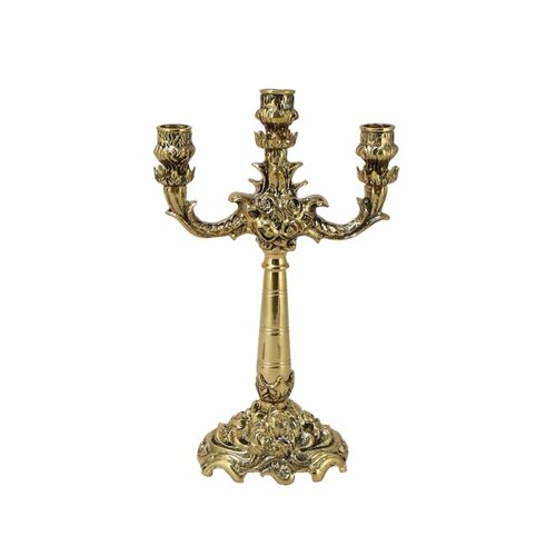 Bronza Portugal BP-14093-D Канделябр розы на 3 свечи 18300₽