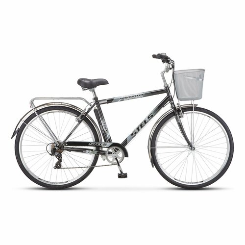 Велосипед Stels Navigator 350 V 28 Z010 2024 20 черный корзина требует финальной сборки 1282700₽