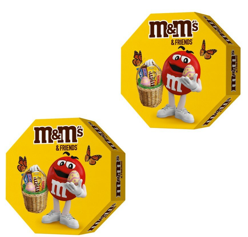 Подарочный Набор M&Ms Friends Minis Пасха 80г2 упаковки