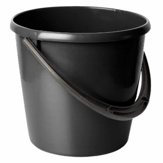 фото Ведро пластиковое 10 л черное Ангарск