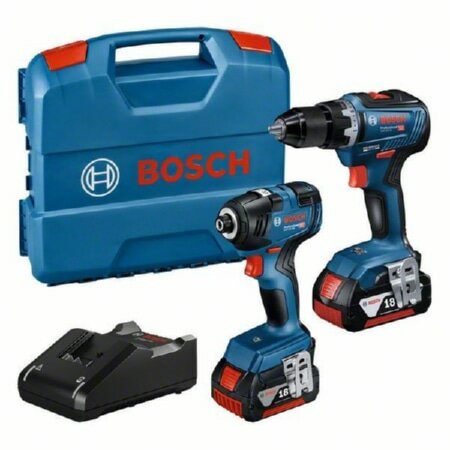 Аккумуляторная ударная отвертка 18В 4Ач 06019J2108 – Bosch Power Tools – 4059952596716