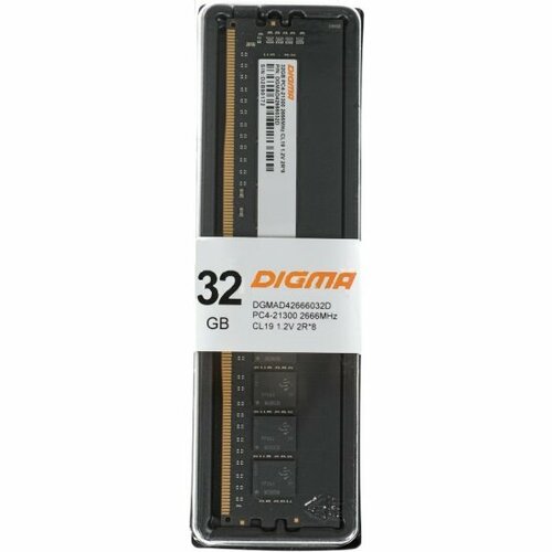 Оперативная память Digma DIMM 32GB DDR4-2666 DGMAD42666032D 833000₽