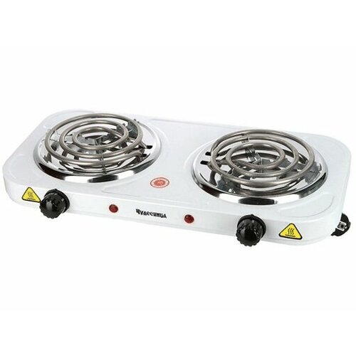 Плитка электрическая Чудесница ЭЛП-802 две конфорки 2000Вт диск 210400₽