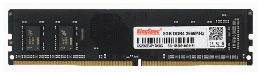 Оперативная память DDR4 2666 8GB Kingspec CL19 KS2666D4P12008G